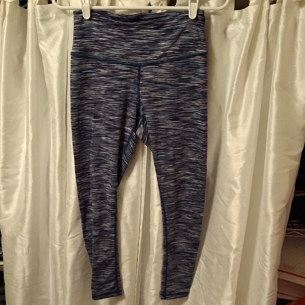 Zella Multicolor Striped Leggings Med 💜💜💜💜